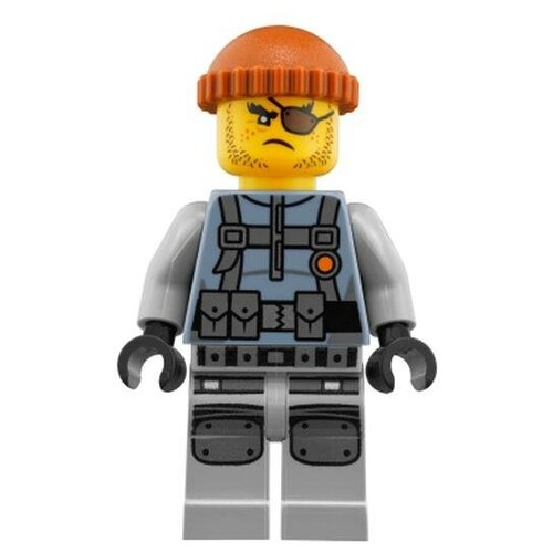 Минифигурка Лего Lego njo356 Shark Army Thug - Large Knee Plates