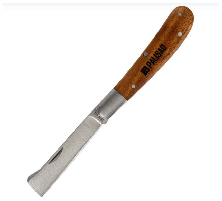 Нож для прививок деревянная рукоятка