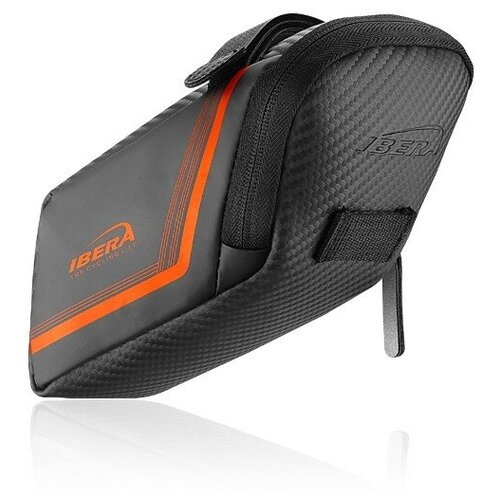 Велосумка под седло IBERA IB-SB16 (M) black/orange флягодержатель ibera ib bc12 black green