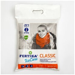 Противогололедный реагент Fertika IceCare CLASSIC, 5 кг (пакет)