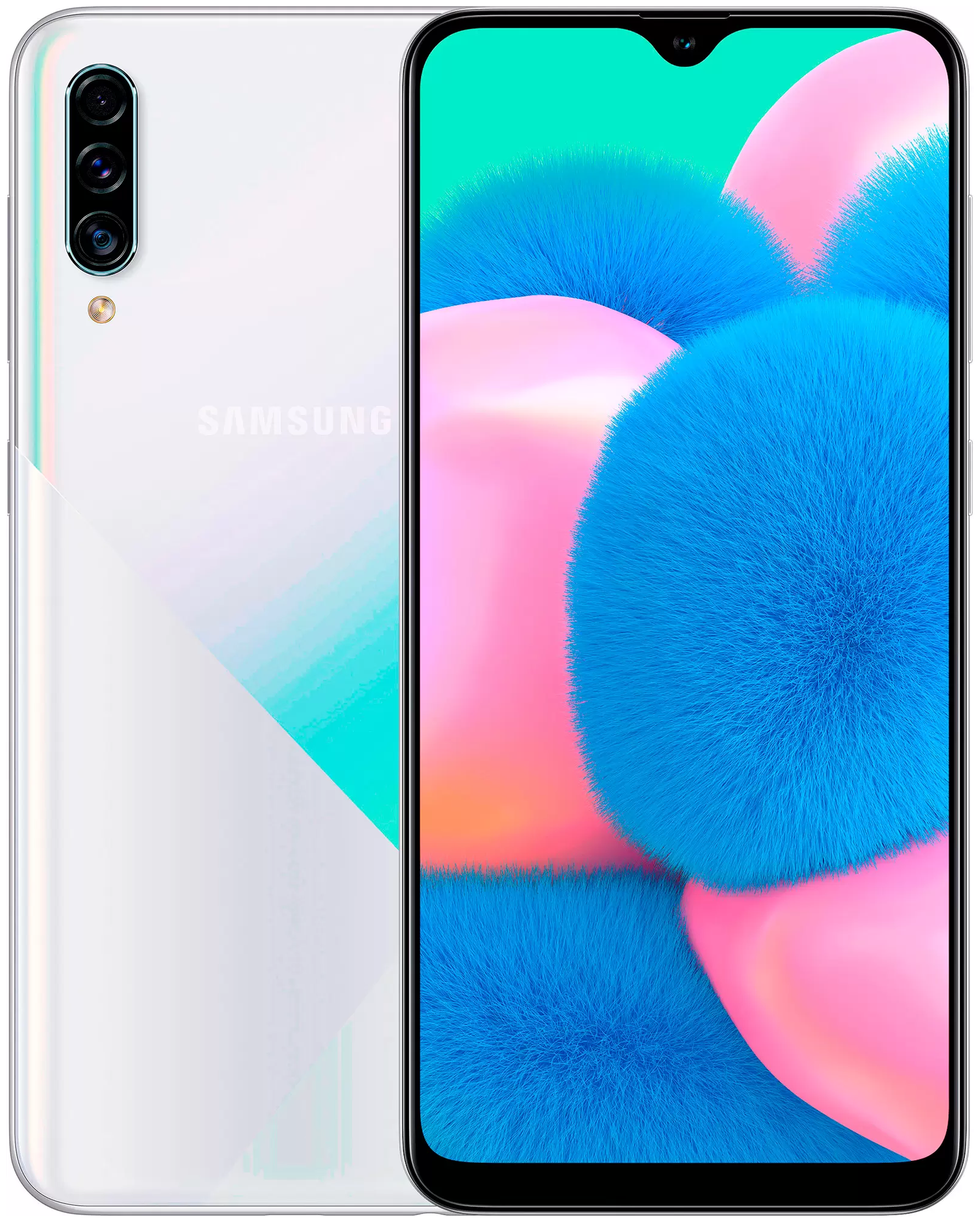 Смартфон Samsung Galaxy A30s 4/64 ГБ, Dual nano SIM, белый