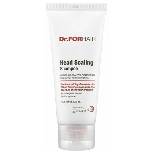 Шампунь-детокс бессульфатный с морской солью для всех типов волос Head Scaling Shampoo Dr. For Hair, 100 мл