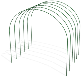 Дуга для парника 1.7М (6ШТ пруток 5ММ сталь в ПВХ) тверь-м