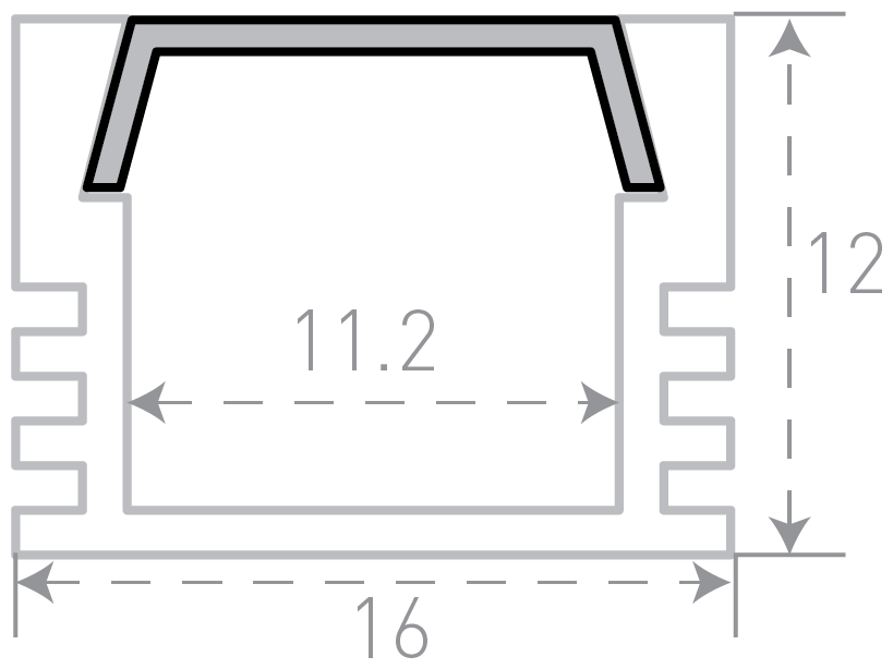 Профиль для светодиодной ленты SF-1612 - фотография № 2