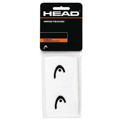 фото Напульсники head 2,5" (белые), арт.285050-wh, уп. 2шт, ширина 7см, 90% нейлон, 10% эластан, пара, белый