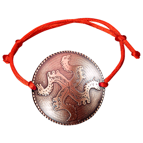 фото Sbormag браслет-шнурок «солнцеворот». тиснение