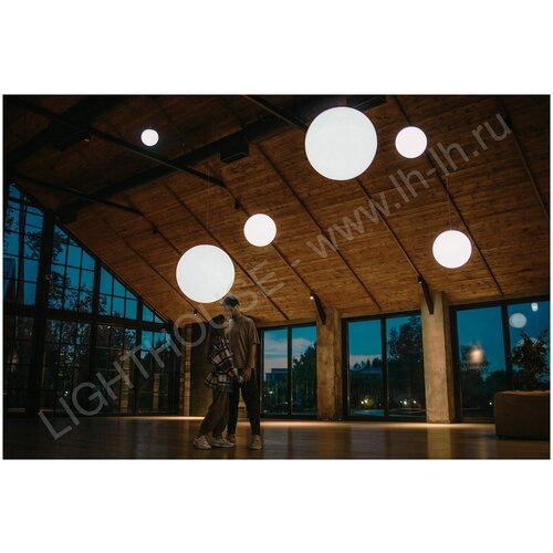 Подвесной светильник шар белый Moonlight 60 см 220V White_YM 10999₽