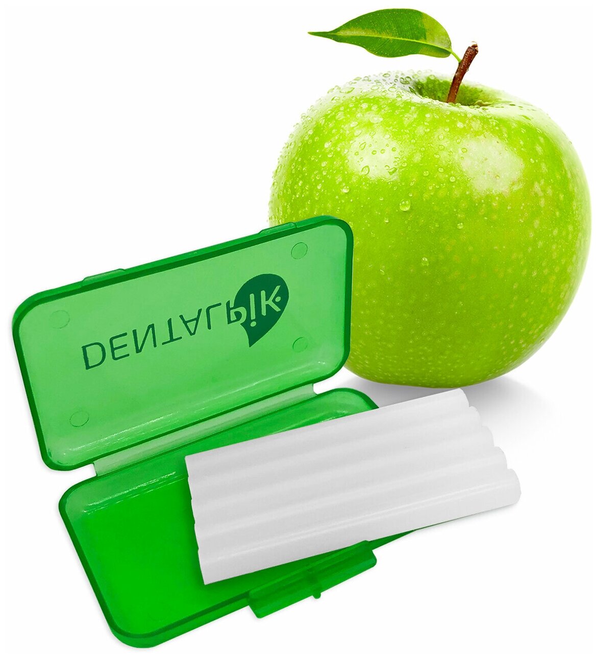 Ортодонтический воск для брекетов кап и пластинок Dentalpik Orthodontic Wax apple flavor яблочный