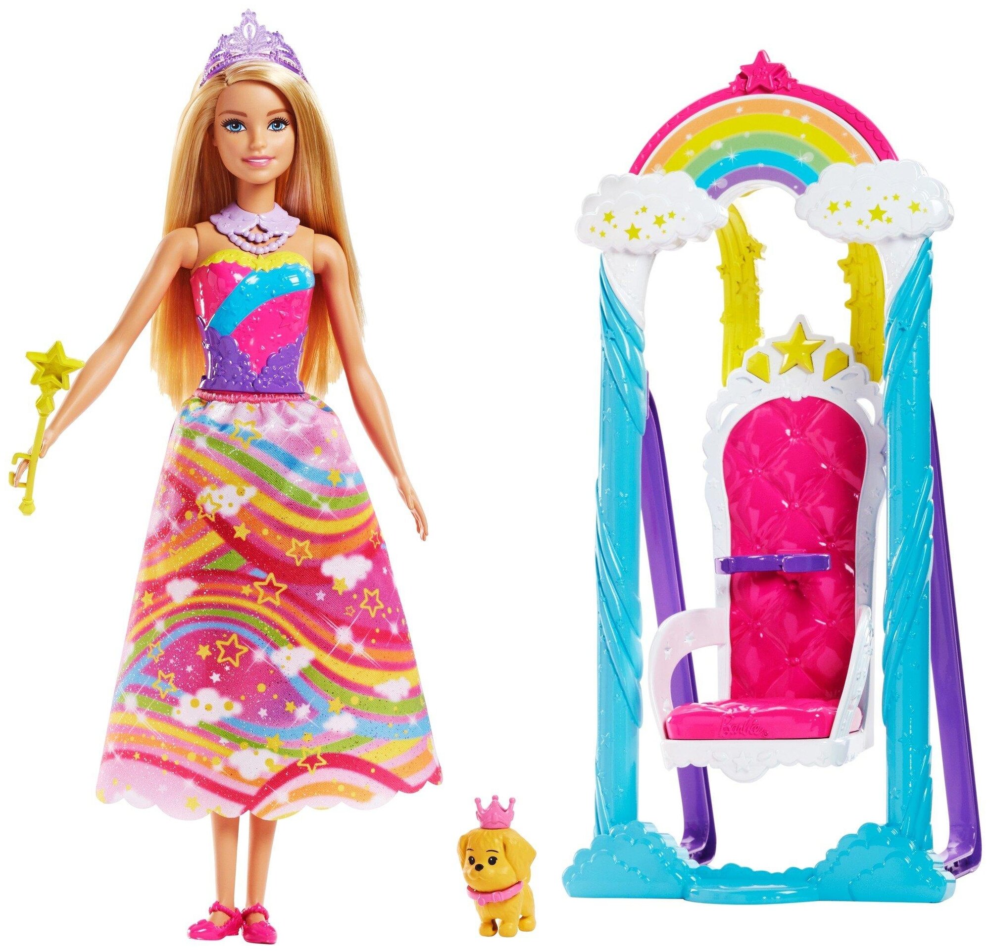 Набор Barbie Дримтопия Радужное королевство, 29 см, FJD06