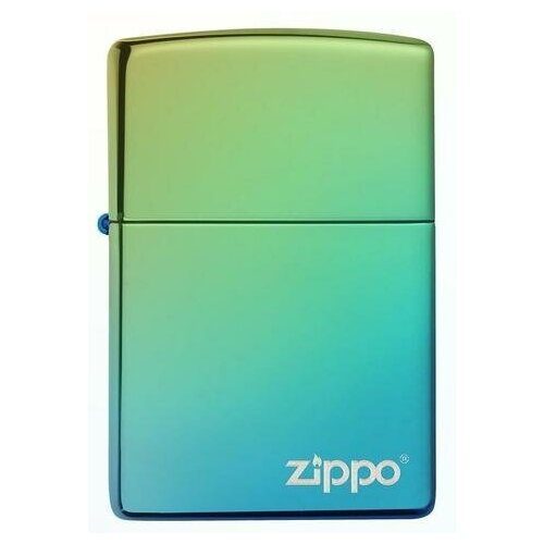 zippo classic зажигалка бензиновая high polish teal 60 мл 56 7 г Зажигалка Zippo Classic с покрытием High Polish Teal, латунь/сталь, зелёная, глянцевая