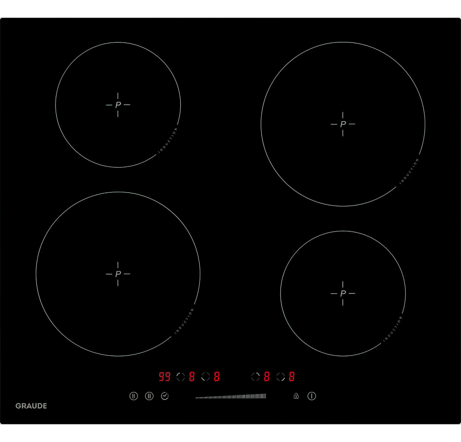 Поверхность индукционная GRAUDE IK 60.0 AS черный