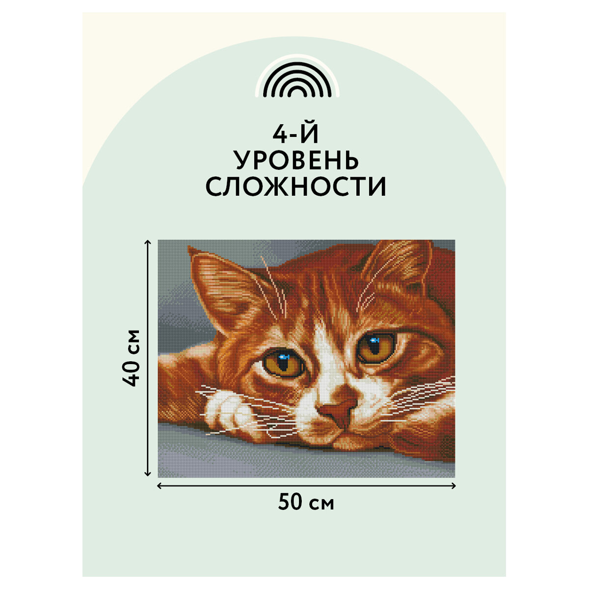 Алмазная мозаика Рыжик Три совы - фото №7