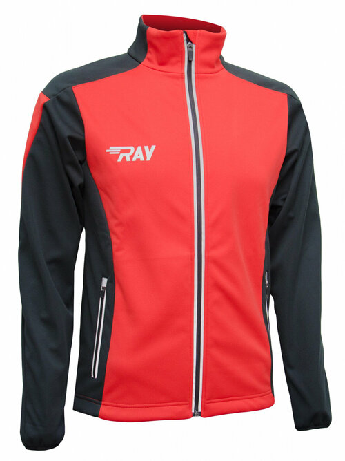 Куртка RAY RACE, размер 52, черный, красный