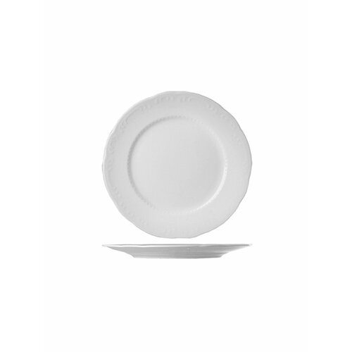 Тарелка мелкая "Wienna" круглая, 28х28х2,5 см, белый, фарфор, Tognana, VW000280000