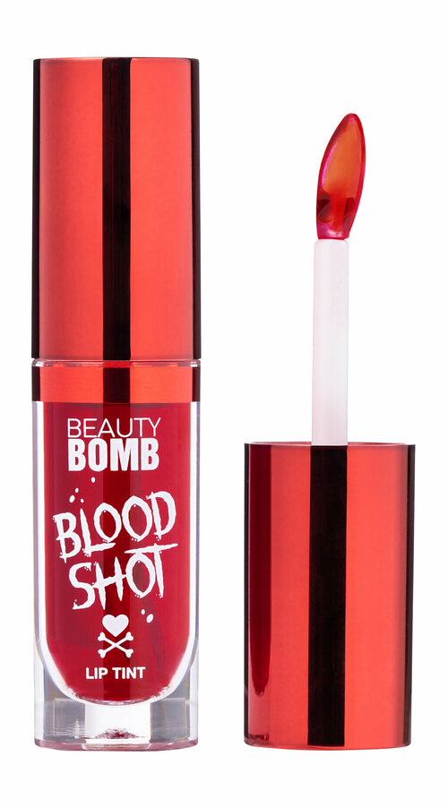 BEAUTY BOMB Тинт для губ Blood Shot, 4 мл, 01 Поцелуй Виктора