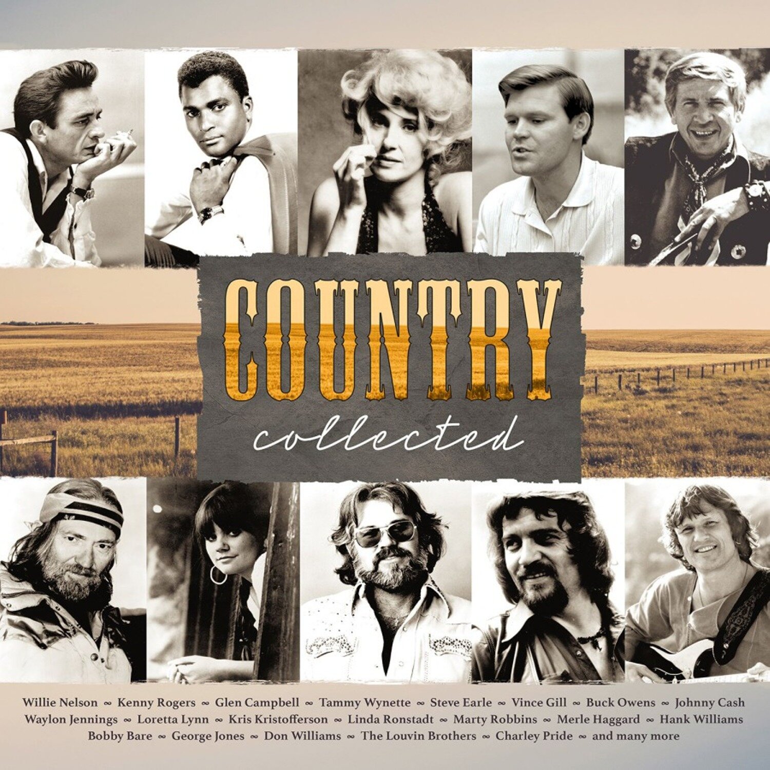 Country Collected Various Artists Clear Vinyl (2LP) MusicOnVinyl