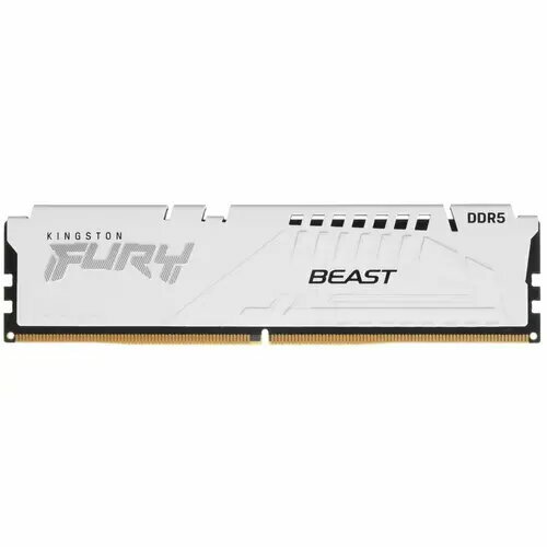 Kingston Память оперативная Kingston 16GB 6000MTs DDR5 CL40 DIMM FURY Beast White XMP 996000₽