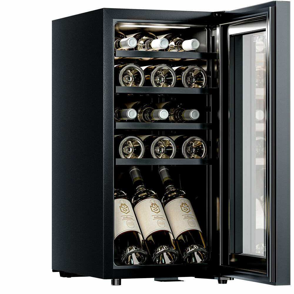 Винный шкаф Meyvel MV15-KBF1 (компрессорный холодильник для вина на 15 бутылок) - фотография № 2