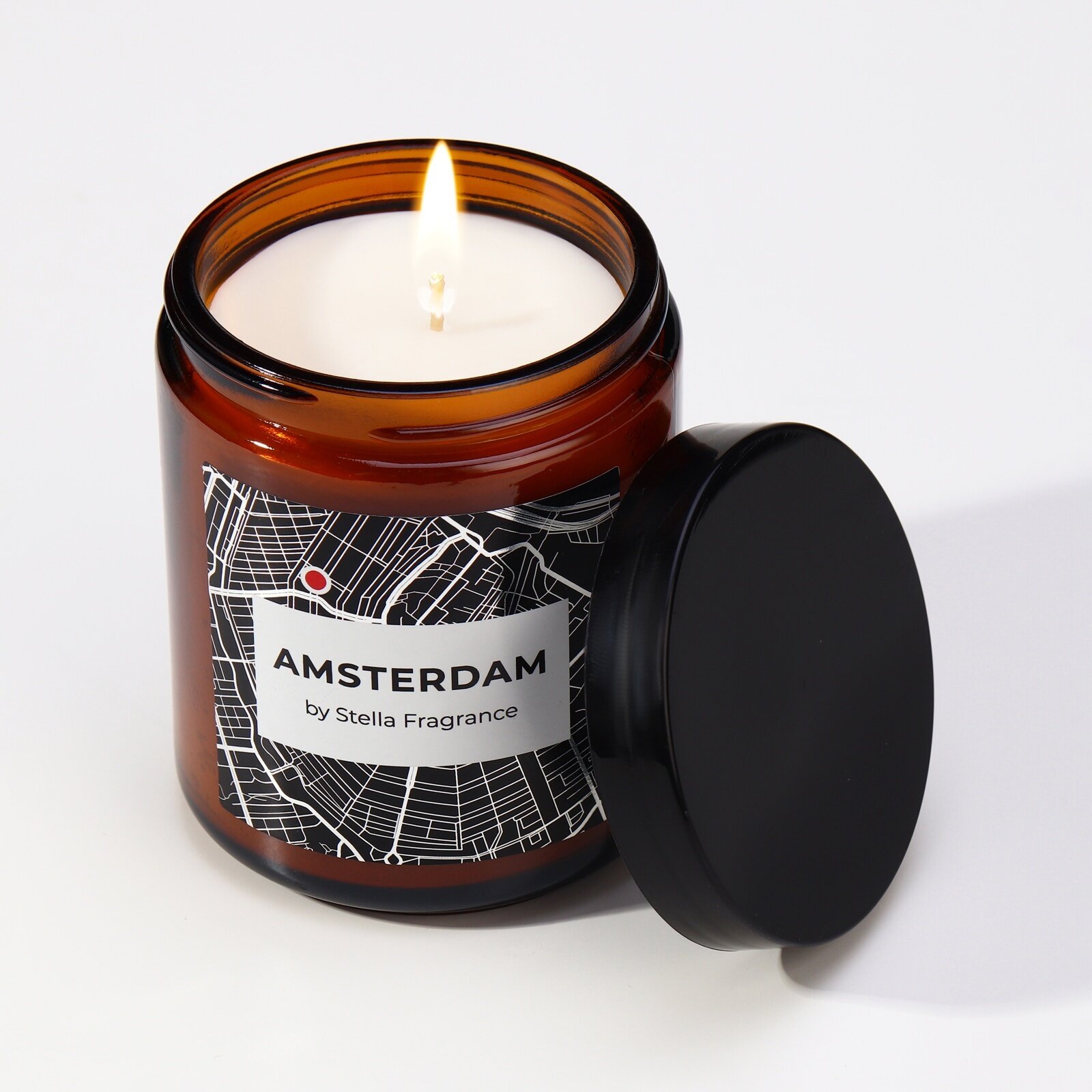 Свеча ароматическая Stella Fragrance Amsterdam 250 г - фото №4