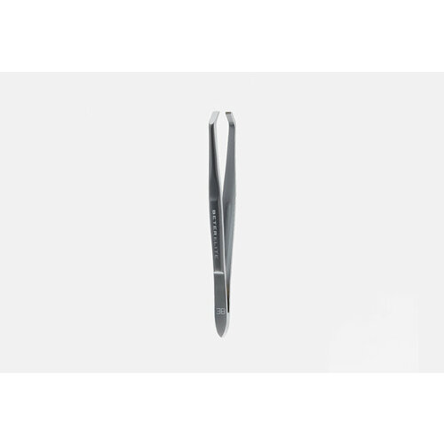 пинцет для бровей beter elite satin and chromeplated finished tweezers slanted tip Пинцет для бровей ELITE Matte-finished tweezers, straight/crab tip 1 шт