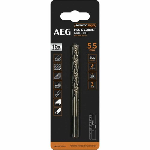 фото Сверло aeg aakhsscbt5-5