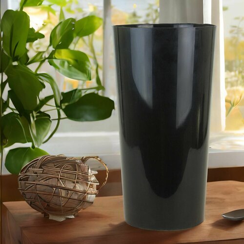 Вазон кашпо пластиковое высокое 35 см 820₽