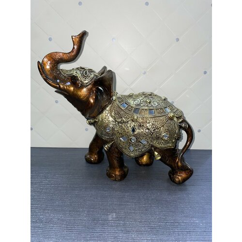 Статуэтка Слон в попоне бронзовый 302513 см 4999₽