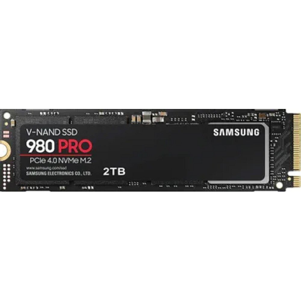 Samsung накопитель SSD накопитель Samsung 980 PRO MZ-V8P2T0B/AM 2ТБ M.2 2280 PCIe 4.0 x4 NVMe M.2 rtl
