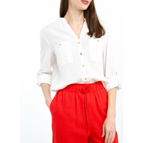 Блуза Funday, VSW692F16-00, размер XS, белый блуза funday vsw654f16 00 размер xxs белый