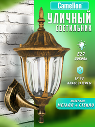 Уличный светильник садово-парковый Camelion бронза