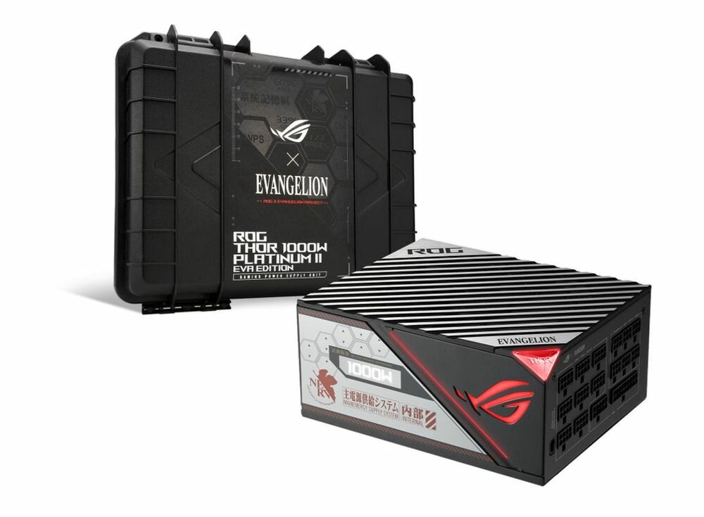 ASUS Блок питания ASUS ROG-THOR-1000P2-EVA-GAMING//PSU, CE+UK 16 PIN ROG-THOR-1000P2-EVA-GAMING