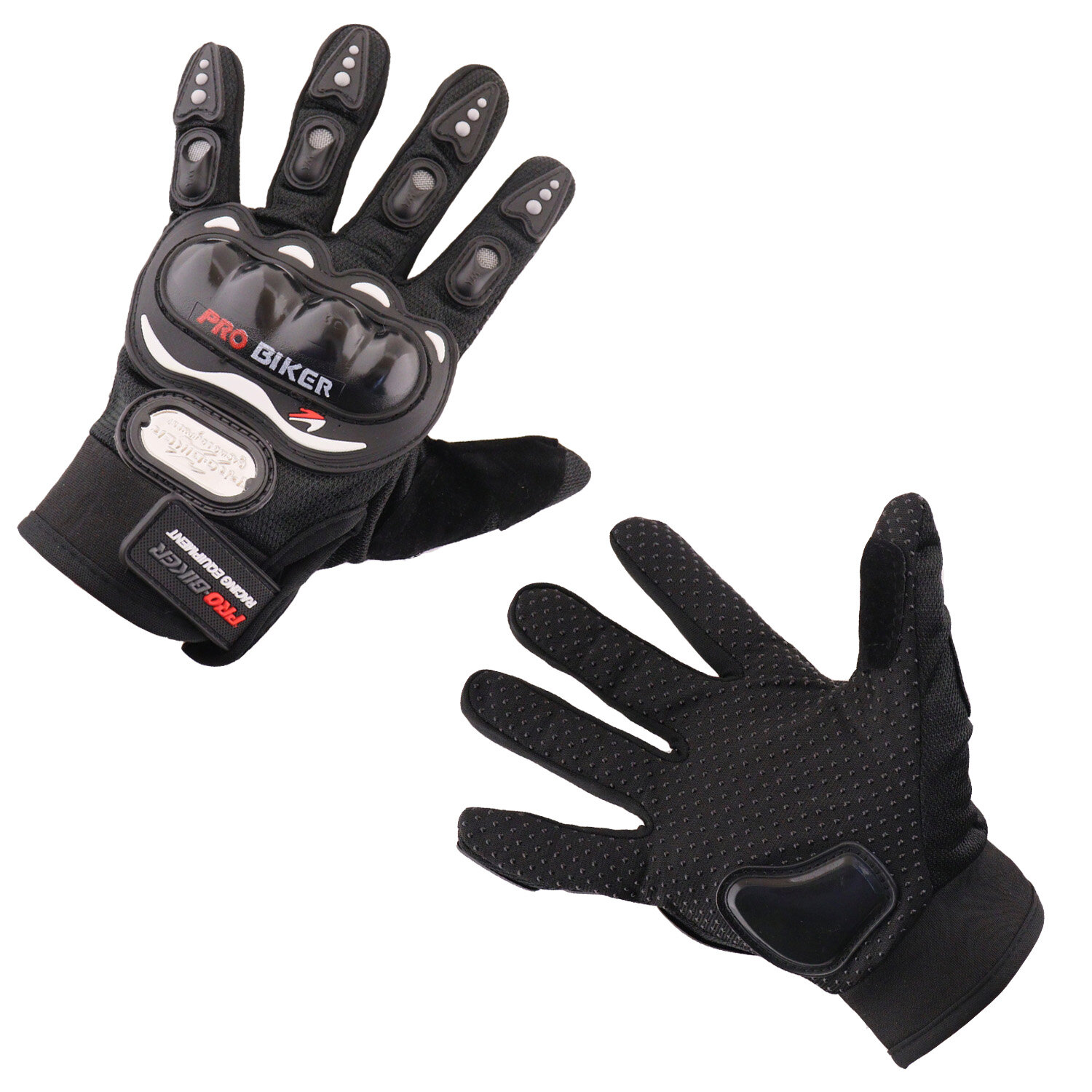 Мото перчатки "PRO-BIKER" (mod: RQ-01, size: XL, черные)