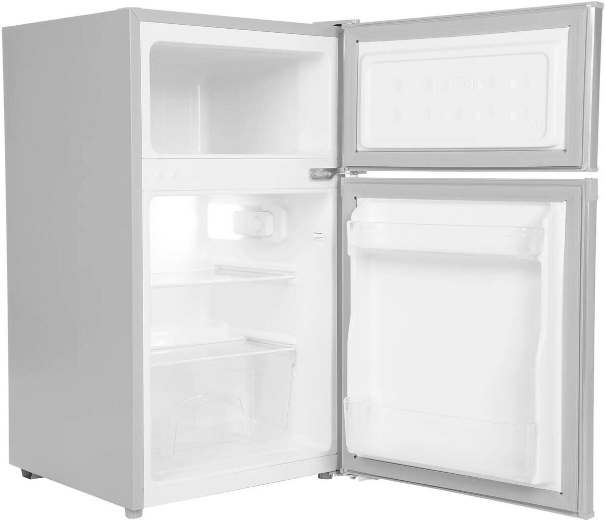 Холодильник Hyundai CT1025 2-хкамерн. серебристый - фотография № 4