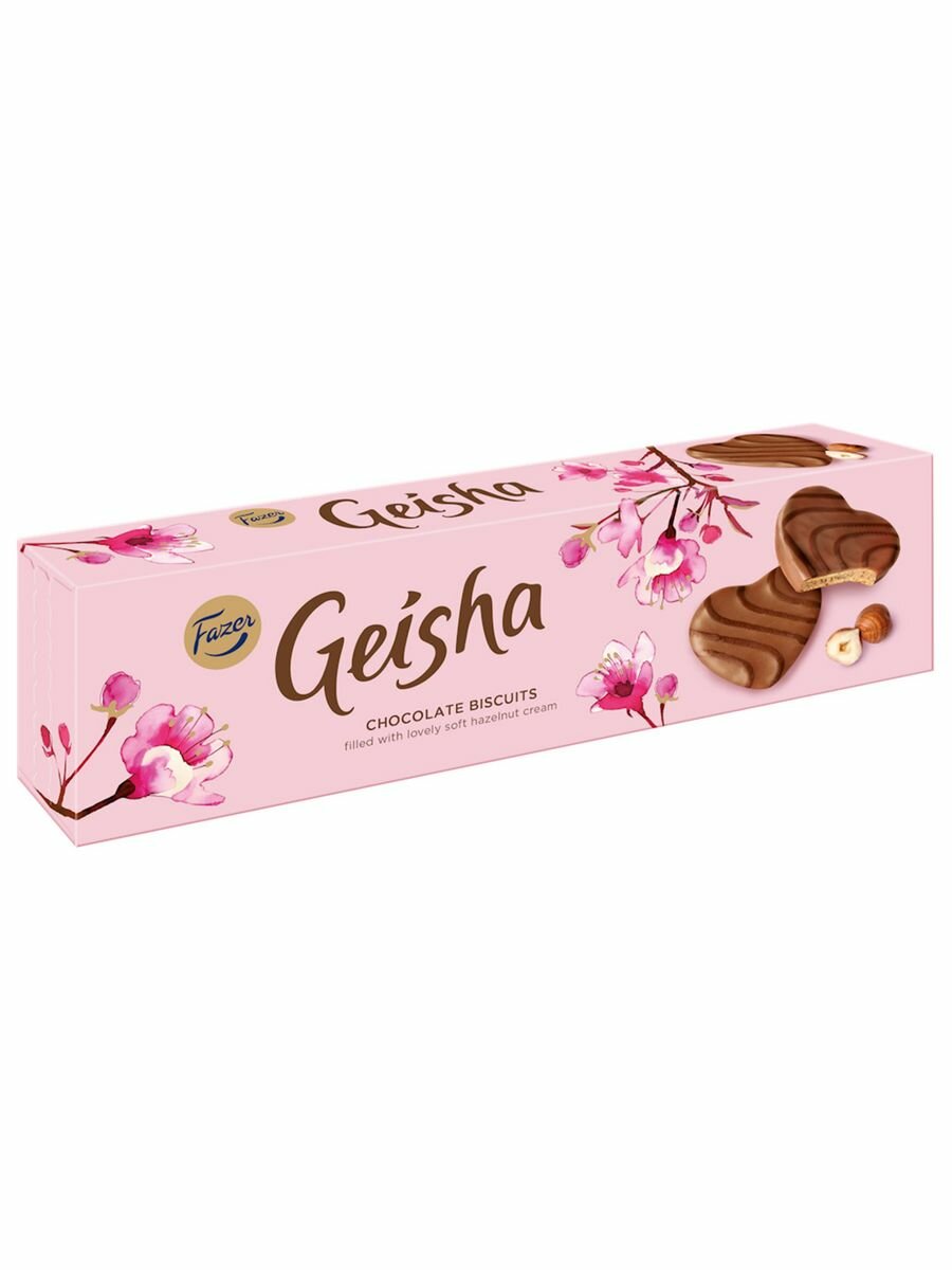 Печенье Fazer Geisha в шоколадной глазури 100 г