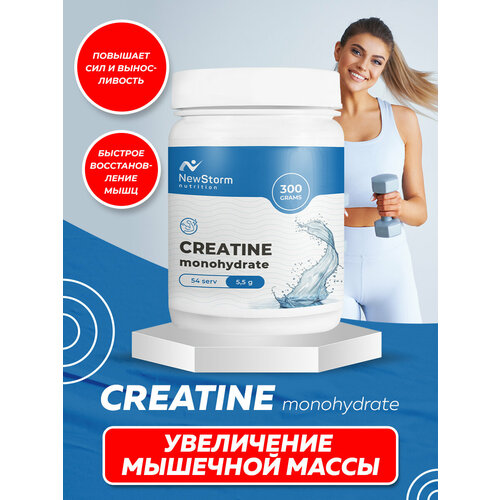 levelup creatine powder 500 g нейтральный NewStorm Creatine Monohydrate 300 g Нейтральный