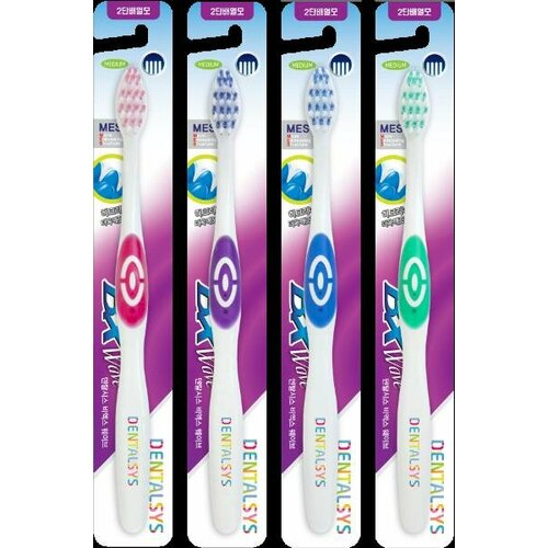 Зубная щетка Kerasys DENTALSYS, Классик, средняя