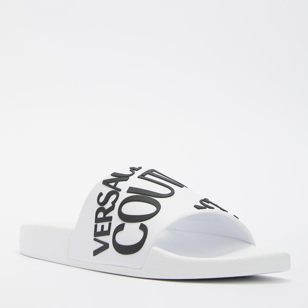 Шлёпанцы Versace Jeans Couture, размер 42, белый