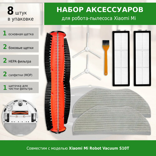 Комплект фильтров щеток и сменных салфеток для робота-пылесоса Xiaomi Mi Robot Vacuum S10T 2561₽