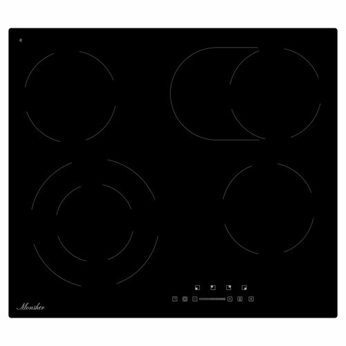 Электрическая варочная панель MONSHER MHE 6012, черный