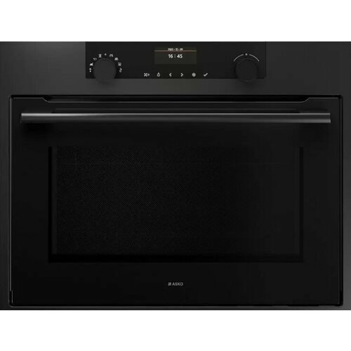 Компактный духовой шкаф с функцией СВЧ Asko OCM8464A1 цвет Графит с гидролитической очисткой Aqua Clean 139900₽
