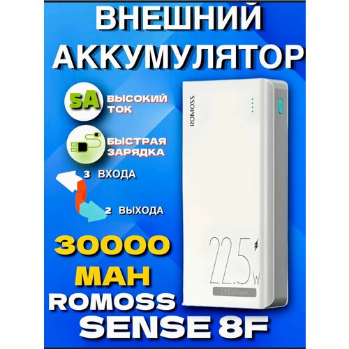 Внешний аккумулятор Sense 8F 30000 мАч 147300₽