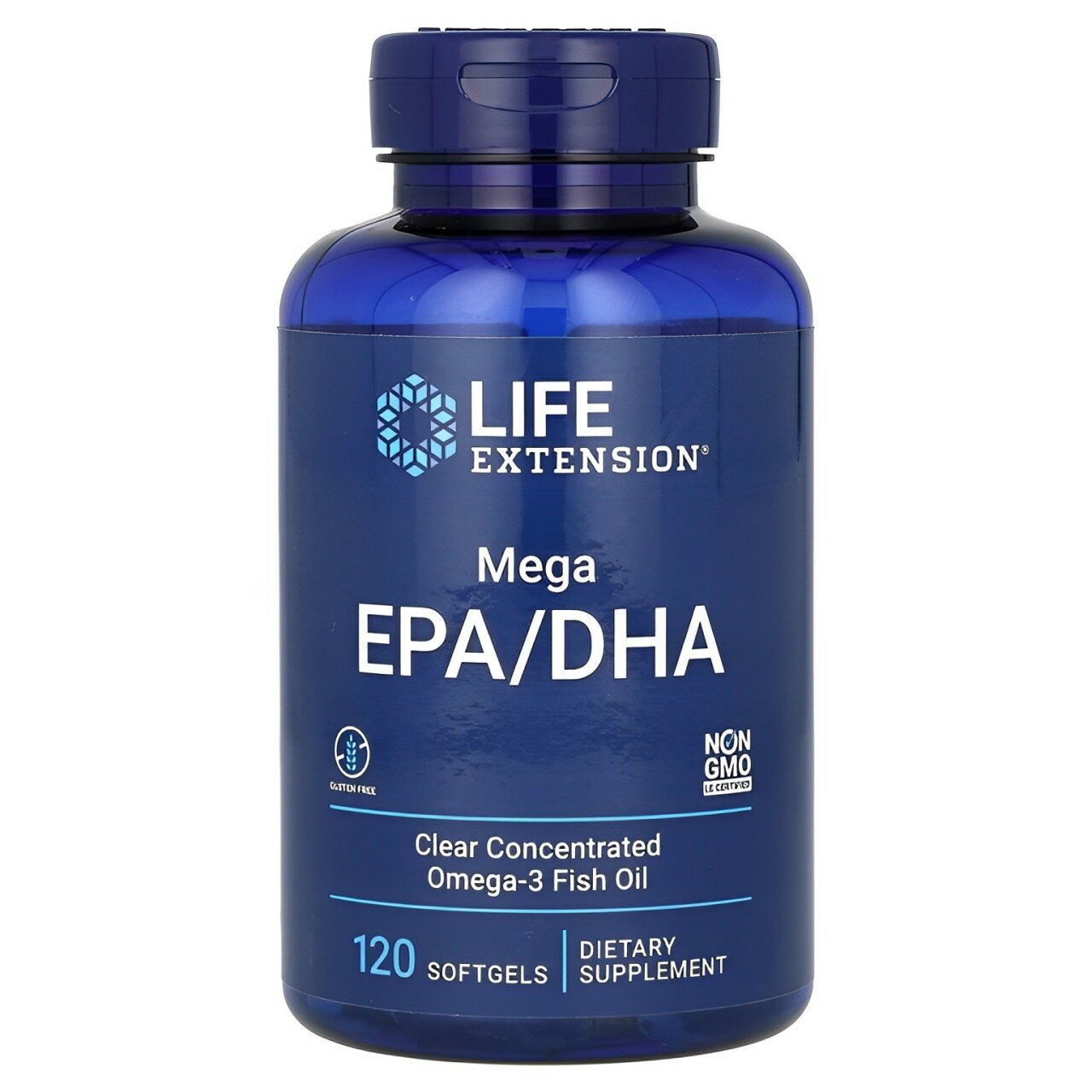 Life Extension Mega EPA/DHA (Omega-3) 120 капсул