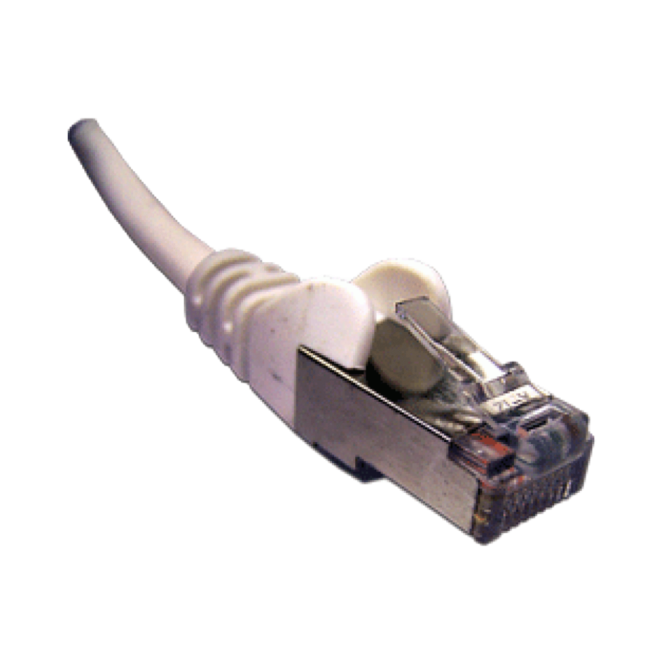 Патч-корд RJ45 - RJ45, 4 пары, FTP, категория 5е, 7 м, белый, LANMASTER LAN-S45-45-7.0-WH - фото №2