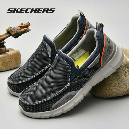фото Мокасины skechers, размер 40 eu, navy blue