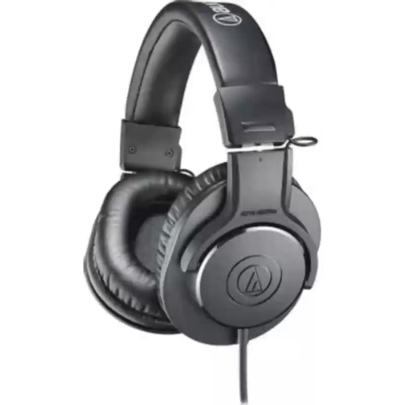 Наушники проводные Audio-Technica ATH-M20x закрытые, мониторные, черный — фото 1