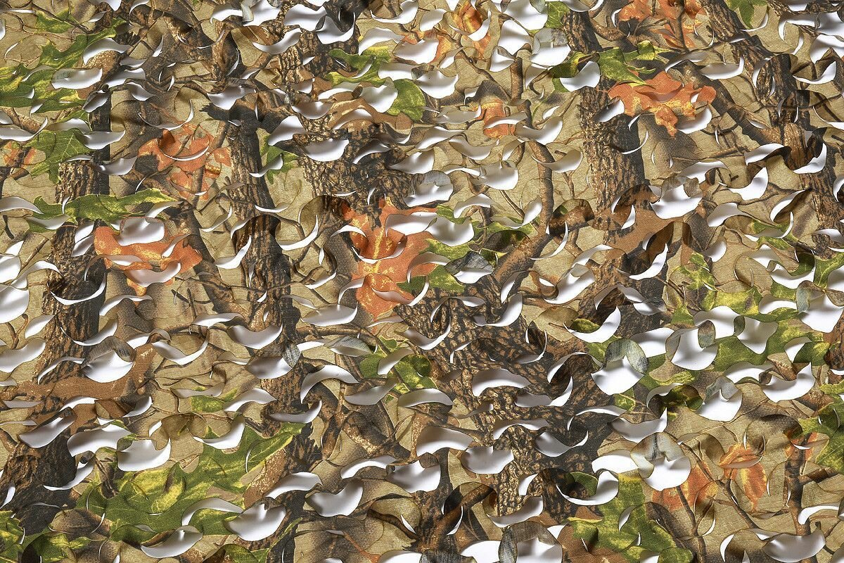 Маскировочная сеть Охотник про Лес 2,4x6м на сетевой основе