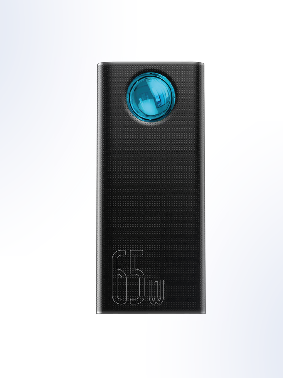 Портативный аккумулятор Baseus Amblight Quick Charge 65W, 30000 mAh, черный — фото 1