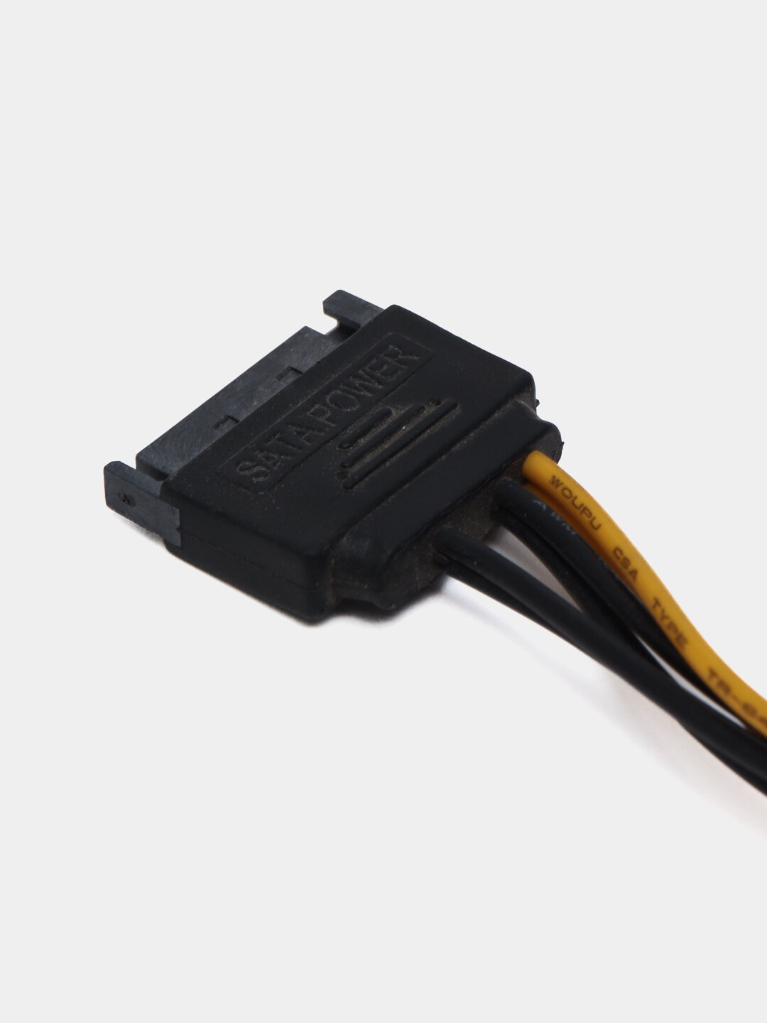 Кабель питания видеокарт, переходник SATA, 6 pin, 15 Pin - 6 Pin, 0.2 м — фото 1