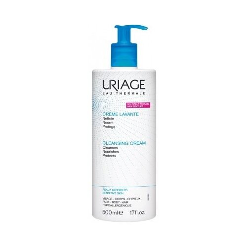 Uriage Nourishing and Cleansing Cream Очищающий пенящийся крем, 500 мл.