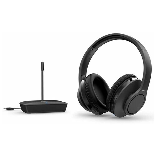 Наушники PHILIPS беспроводные TAH6005BK black для ТВ 11890₽